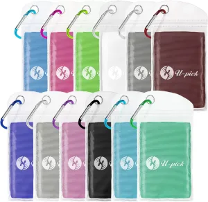 U-pick Cooling Towels (40"x12"), Cooling Towel for Neck and Face, Stay Cool in Hot Weather, Breathable Chill Sweat Rags for Gym, Yoga, Workout, Sports, Beach, Camping, Travel - 12 Packs