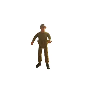 Vintage DC Comics REMCO 1981 Action Figure Soldier Toy 3.75" Military Collectible With Helmet & Gear