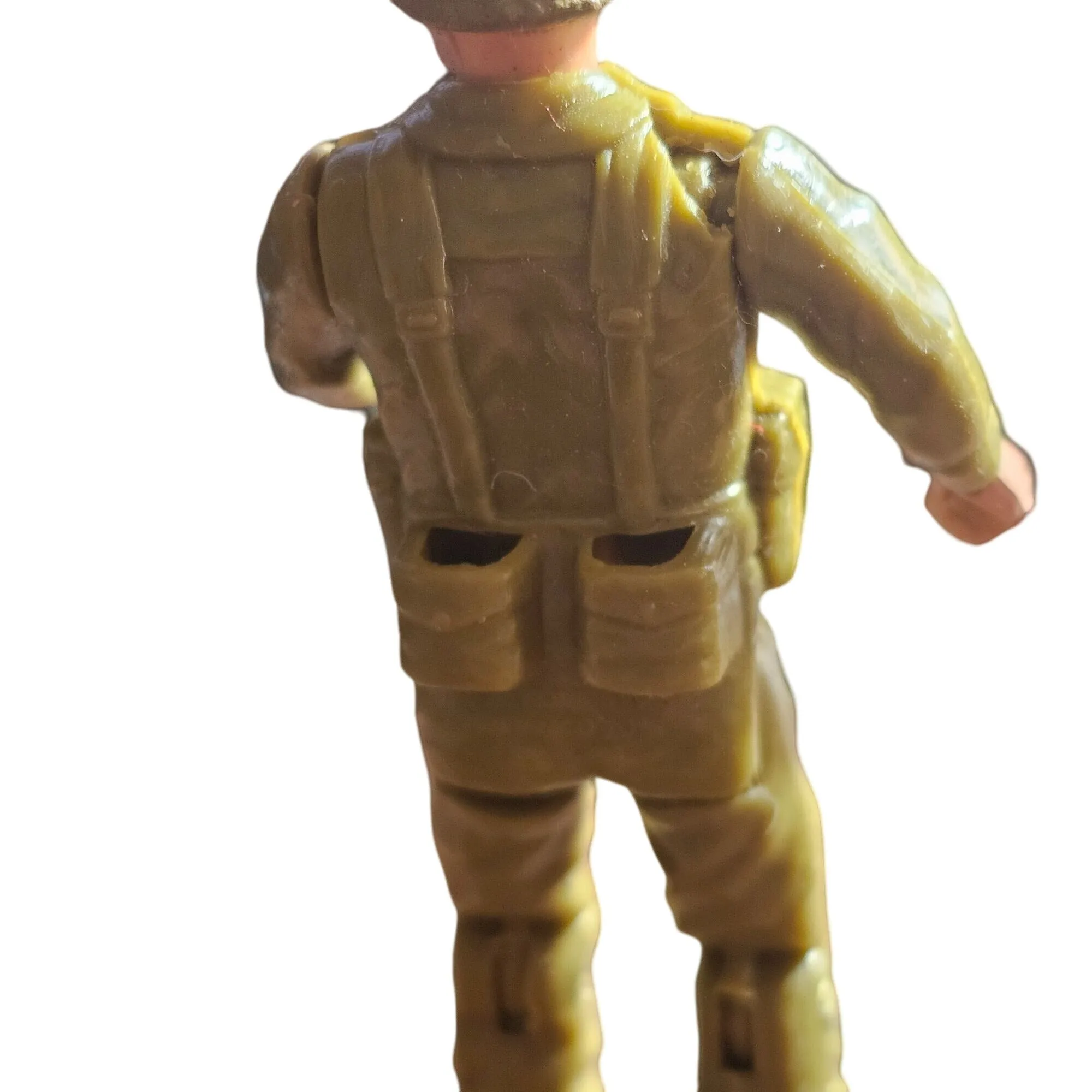 Vintage DC Comics REMCO 1981 Action Figure Soldier Toy 3.75" Military Collectible With Helmet & Gear
