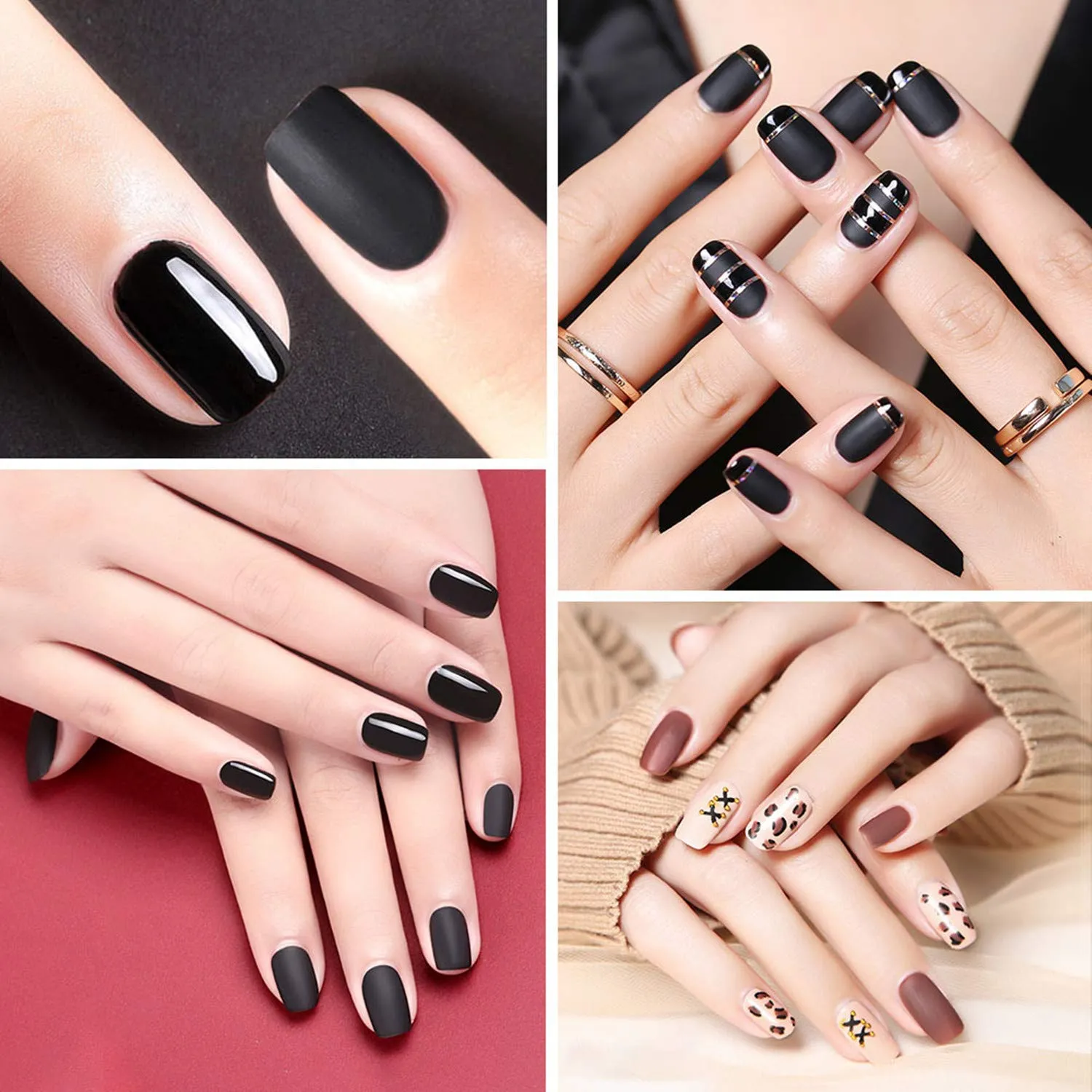 Vishine Fall-Winter Gel Nail Polish Kit 11 Colors Classic Series with Matt Top Coat, 8ml Each Manicure Gift Set