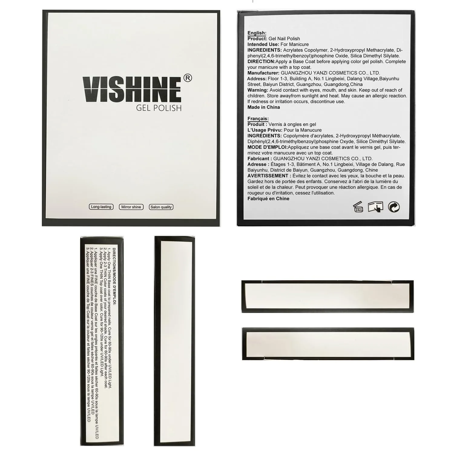Vishine Fall-Winter Gel Nail Polish Kit 11 Colors Classic Series with Matt Top Coat, 8ml Each Manicure Gift Set
