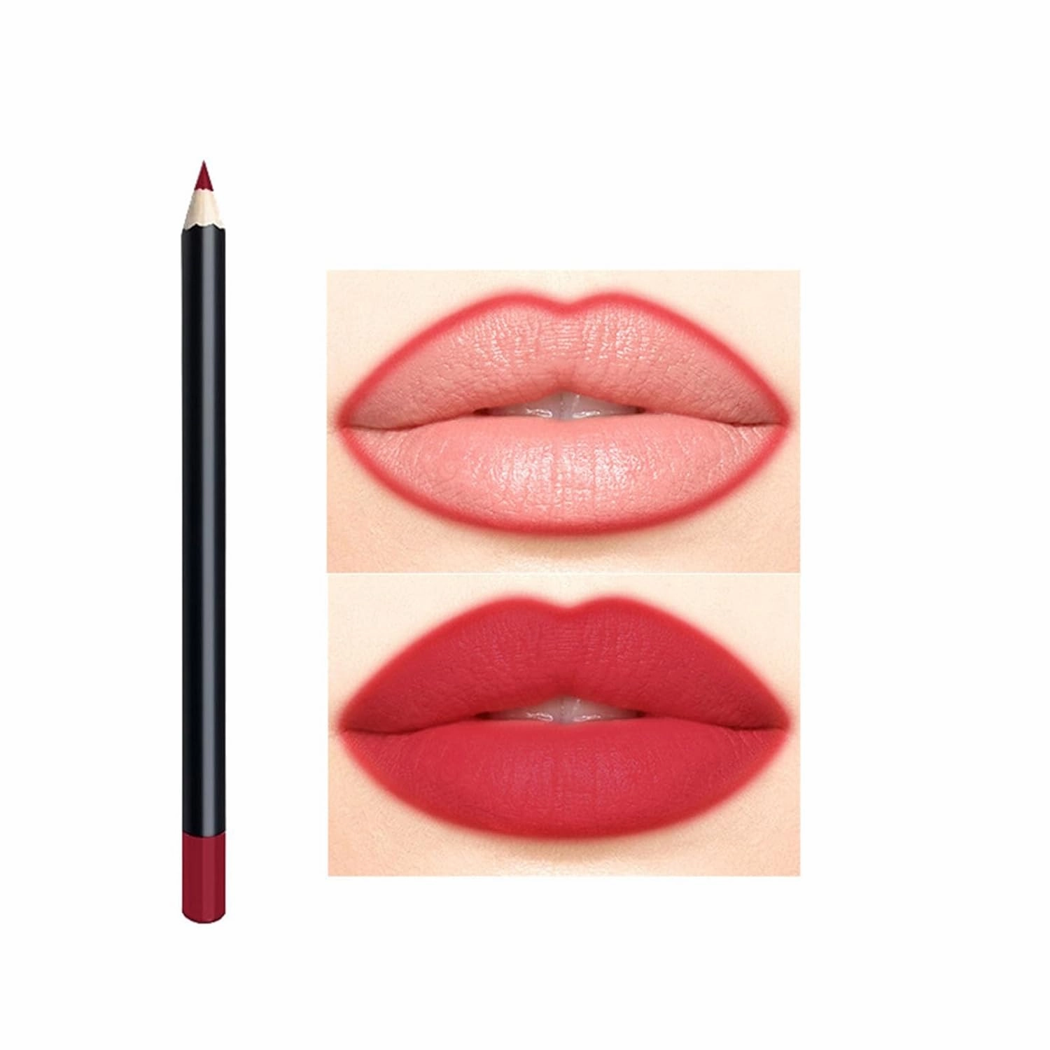 Visulong Lassi Lips Staining Lip Oil Set with Lip Liner, Lassi Lips Staining Long Sweet Lasting Lips Oil, 30 Colors Cream Texture Lipstick, 12-Hour Makeup Lasting, Matte, Non-stick to Cup (30)