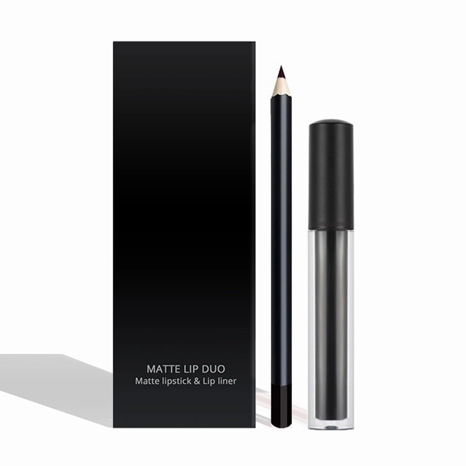 Visulong Lassi Lips Staining Lip Oil Set with Lip Liner, Lassi Lips Staining Long Sweet Lasting Lips Oil, 30 Colors Cream Texture Lipstick, 12-Hour Makeup Lasting, Matte, Non-stick to Cup (30)