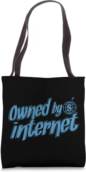 Wallstreet against Internet Owned by Internet Shares Tote Bag