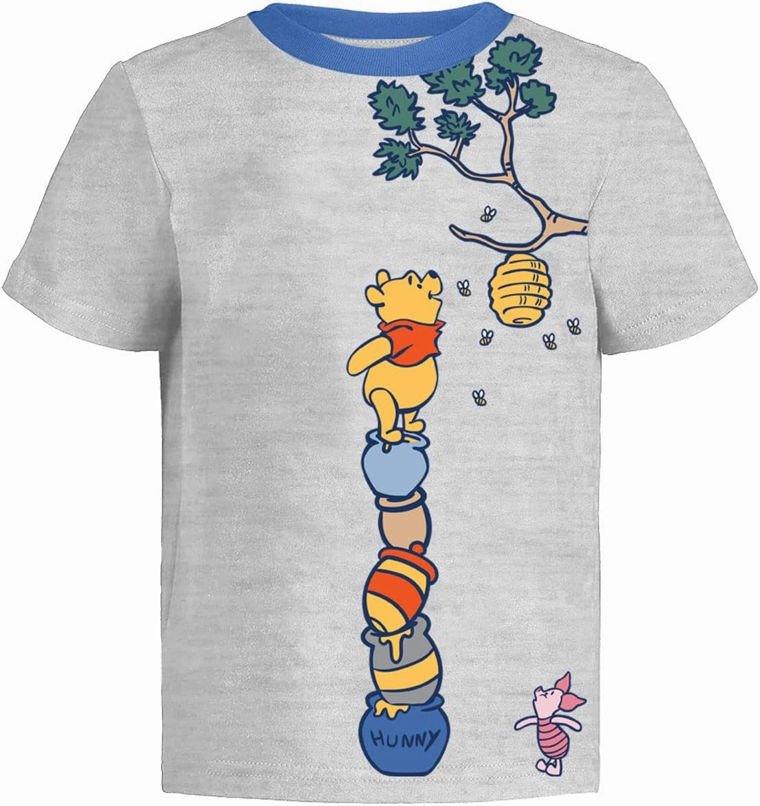 Winnie The Pooh Graphic T-Shirt (Sets) Tigger Eeyore Piglet Rabbit Roo Kanga Owl Lumpy Kessie Infant-Baby/Toddlers Clothes