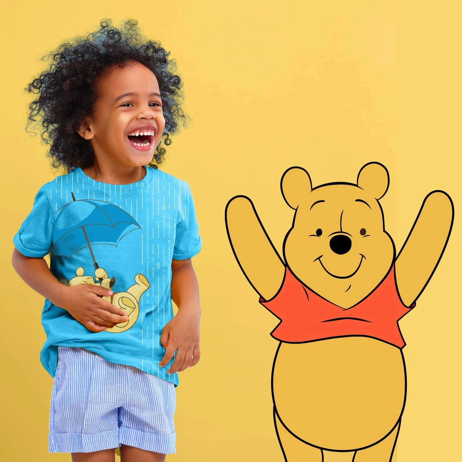 Winnie The Pooh Graphic T-Shirt (Sets) Tigger Eeyore Piglet Rabbit Roo Kanga Owl Lumpy Kessie Infant-Baby/Toddlers Clothes