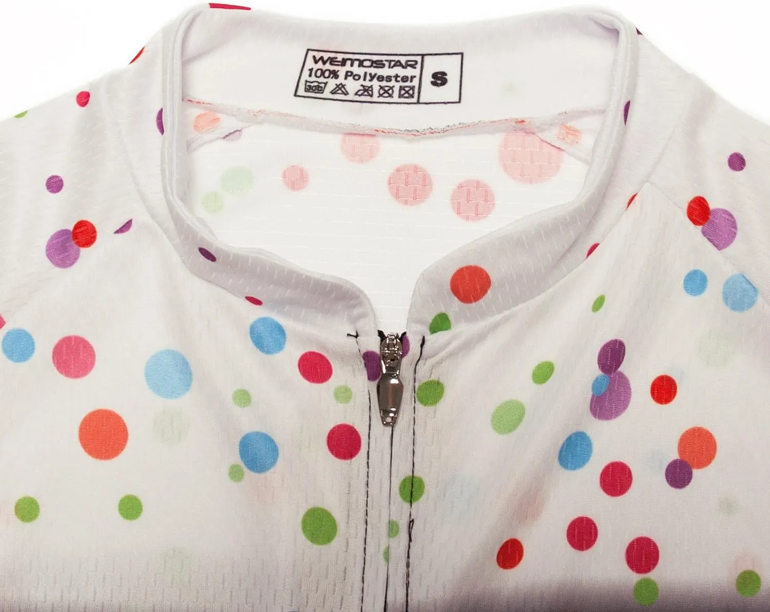 Women Cycling Jersey Short Sleeve Breathable with Pockets Flower