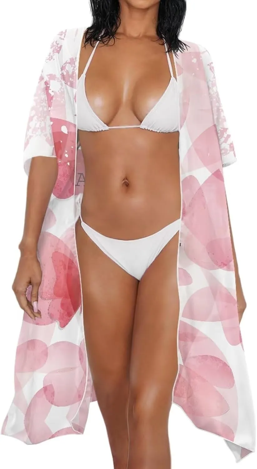Women Swimsuit Set Kimono 3 Piece Swimsuit Cover Ups Plus Size String Bikini Pool Party Outfits