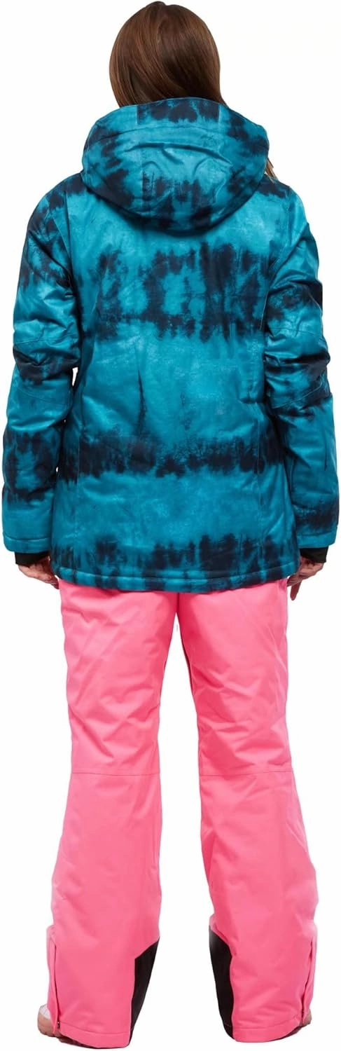 Women's Ski Jackets and Pants Set Waterproof Snowboard Snowsuit Colorful Winter Warm Snow Coat Suit Windproof