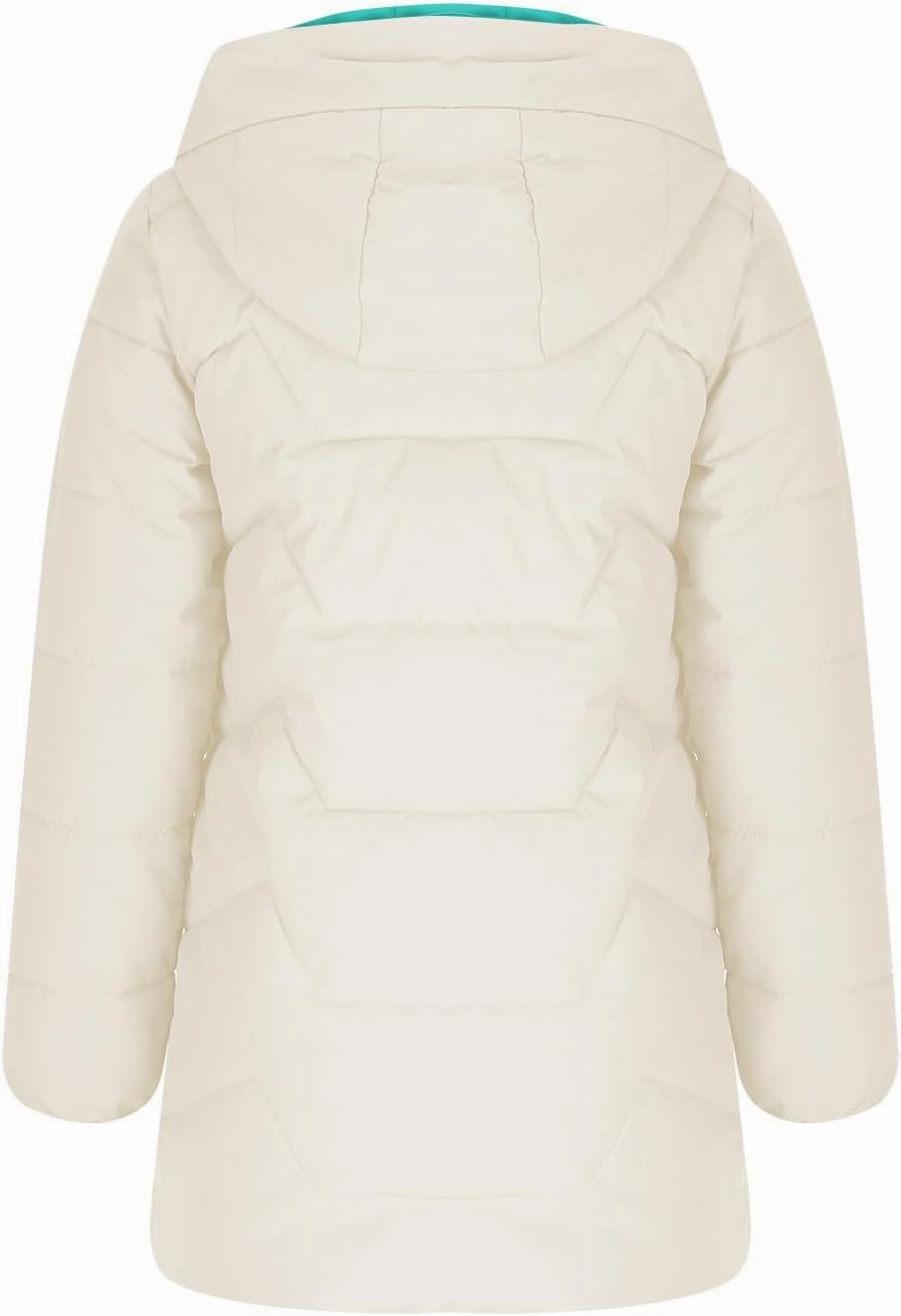 Women's Winter Jacket Mid-Length Long Sleeve Thickened Winter Coats Warm Casual Puffer Jacket with Pockets