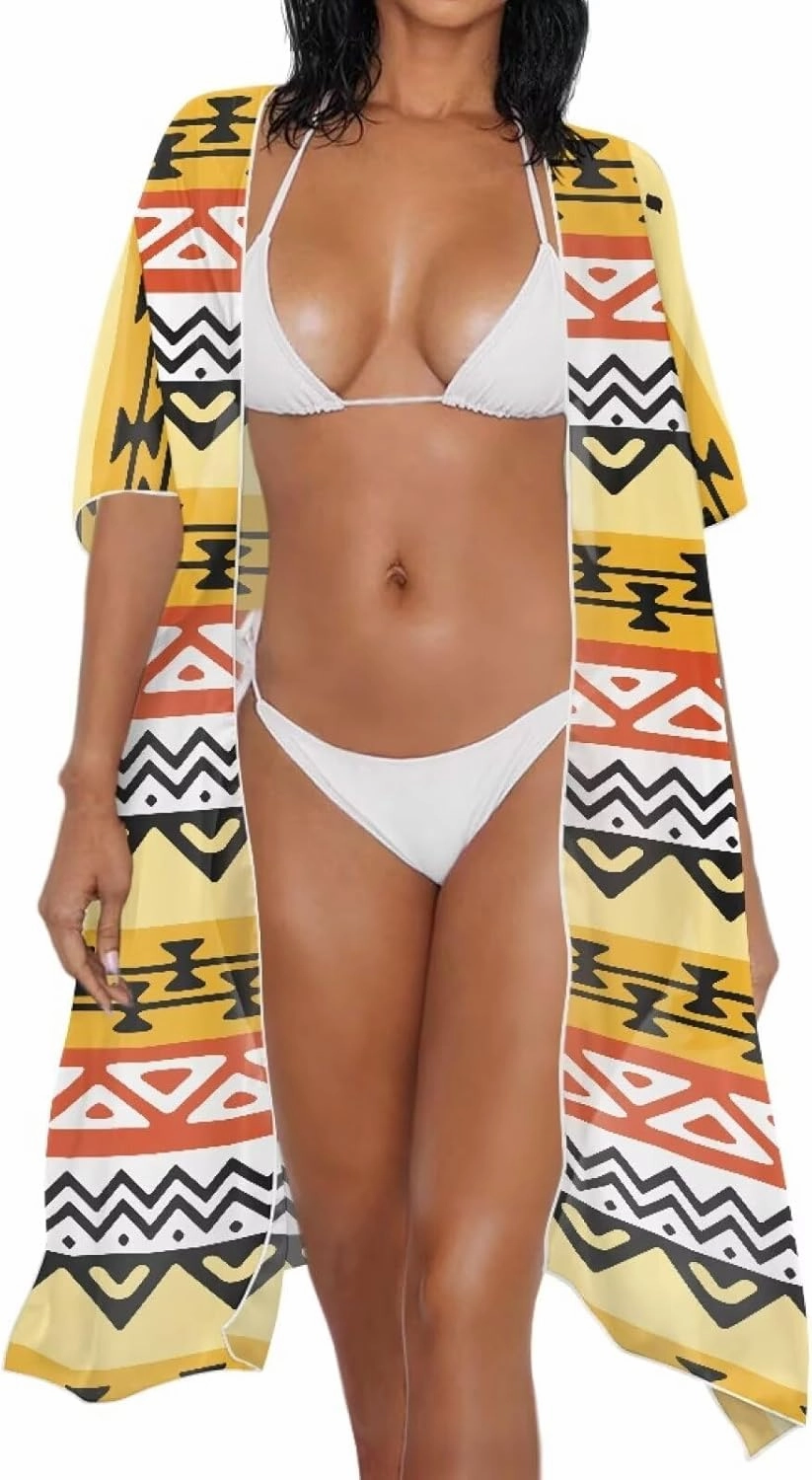 Women Swimsuit Set Kimono 3 Piece Swimsuit Cover Ups Plus Size String Bikini Pool Party Outfits