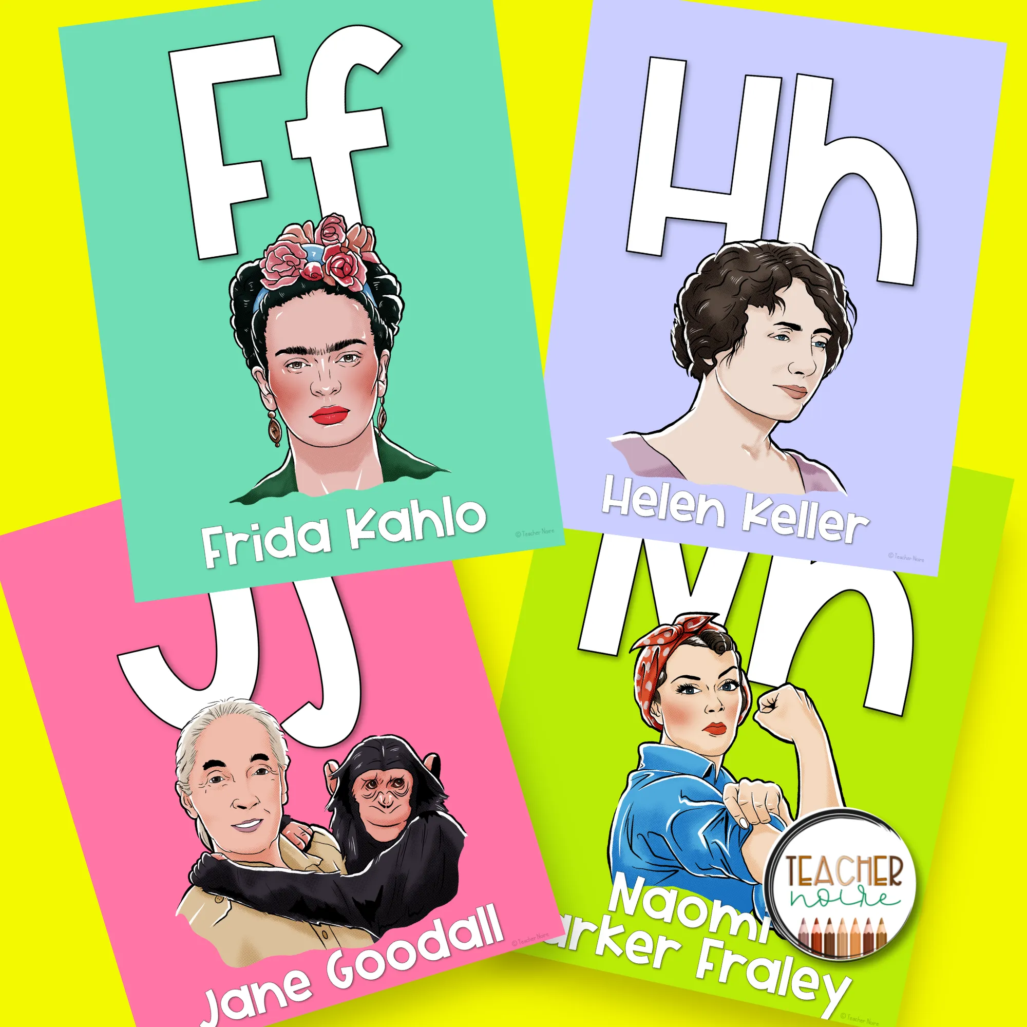 Women's History Posters- Bright