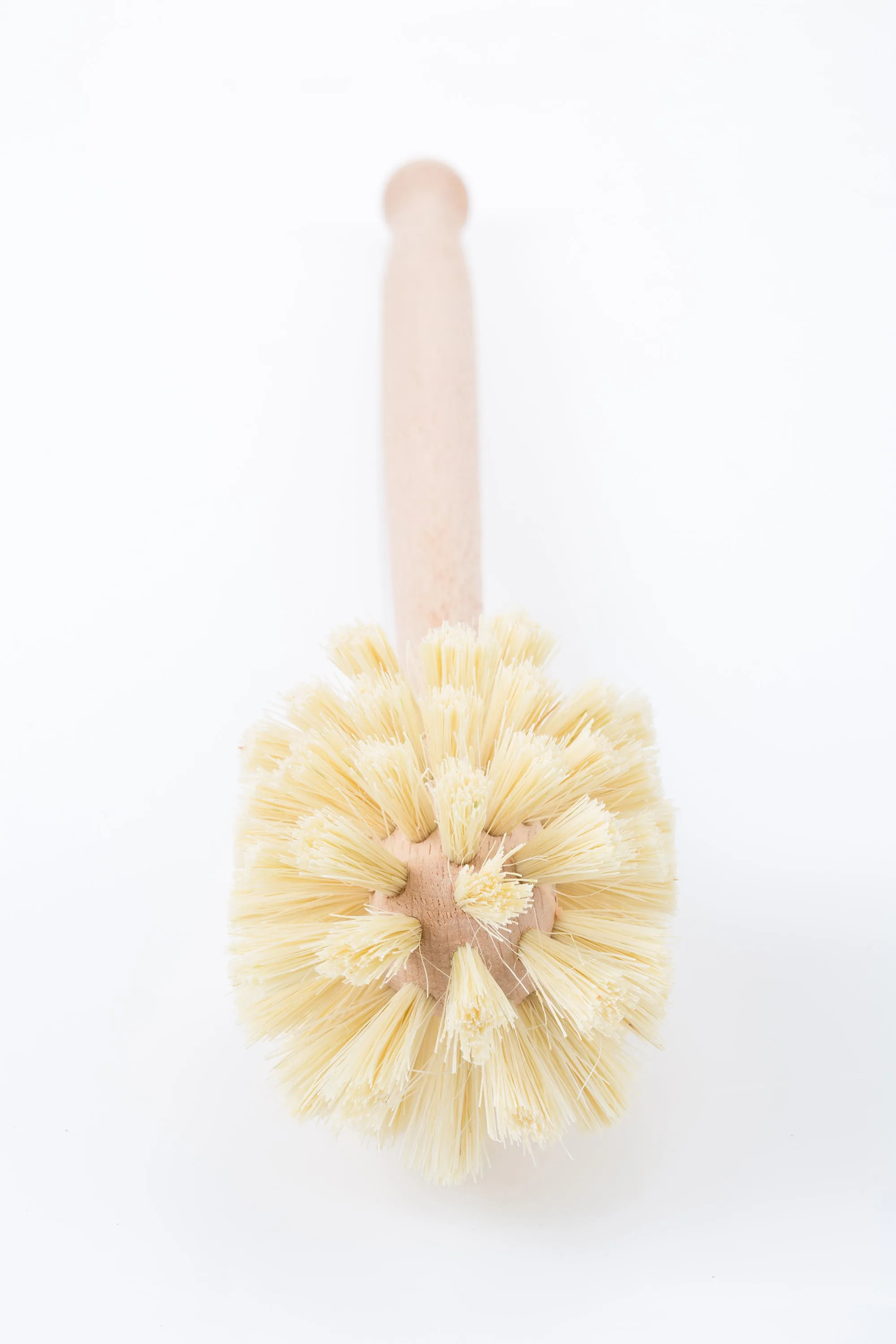 Wood and Tampico Bottle Brush - Pot Brush - Vegetable Brush Set - Zero Waste & Biodegradable Kitchen Brushes