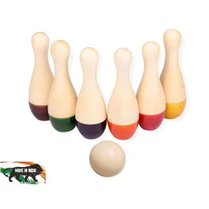Wooden Bowling Pin Set - Special Edition (4-8 Years)