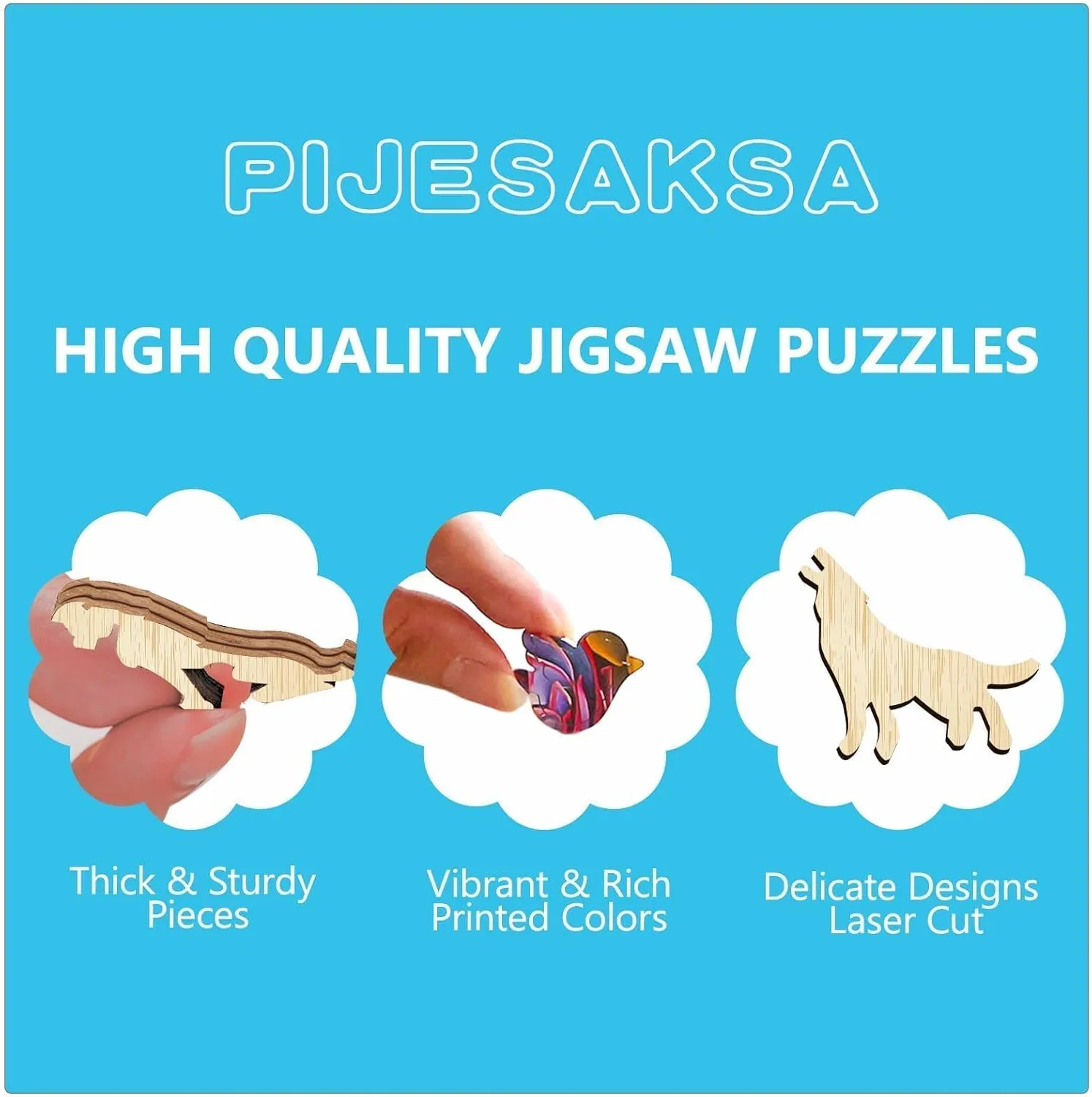 Wooden Puzzles for Adults - Dragon's Library Wooden Jigsaw Puzzle for Adults, Unique Shape Wood Puzzles Adult, Gifts for Friends and Family, Home Decor (M-11.4 * 11.4 in- 200 Pieces)