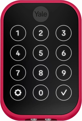 Yale Assure Lock 2 Limited Edition Deadbolt, Viva Magenta Smart Keyless Entry Door Lock with Wi-Fi Connected Keypad for Code Entry and Remote Access YRD450-WF1-VMP
