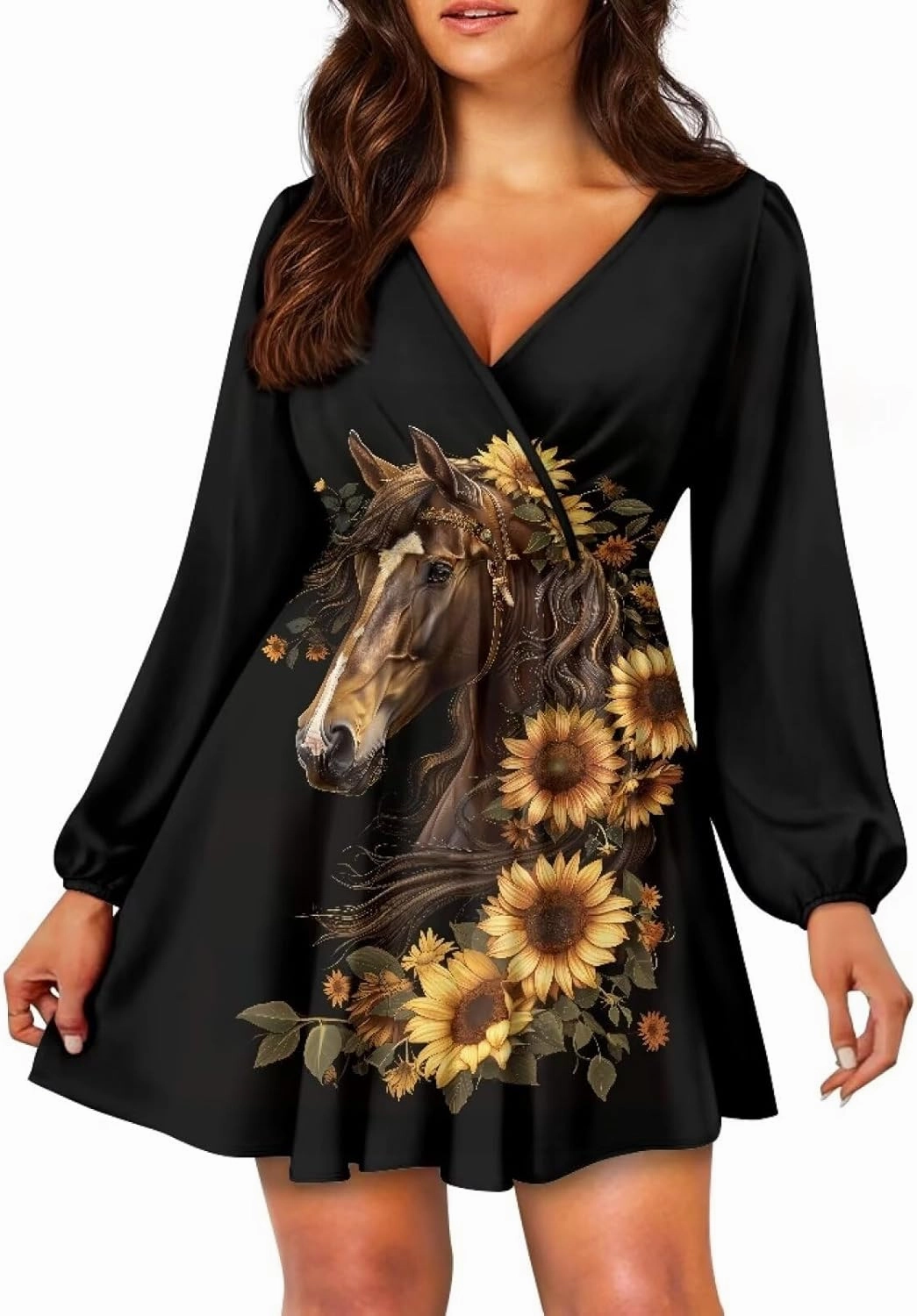 YEXIATODO Midi Dresses for Women 2024 Tunic Dress Empire Waist Maxi Dress Office Dresses for Women Classy Dress,S-2XL