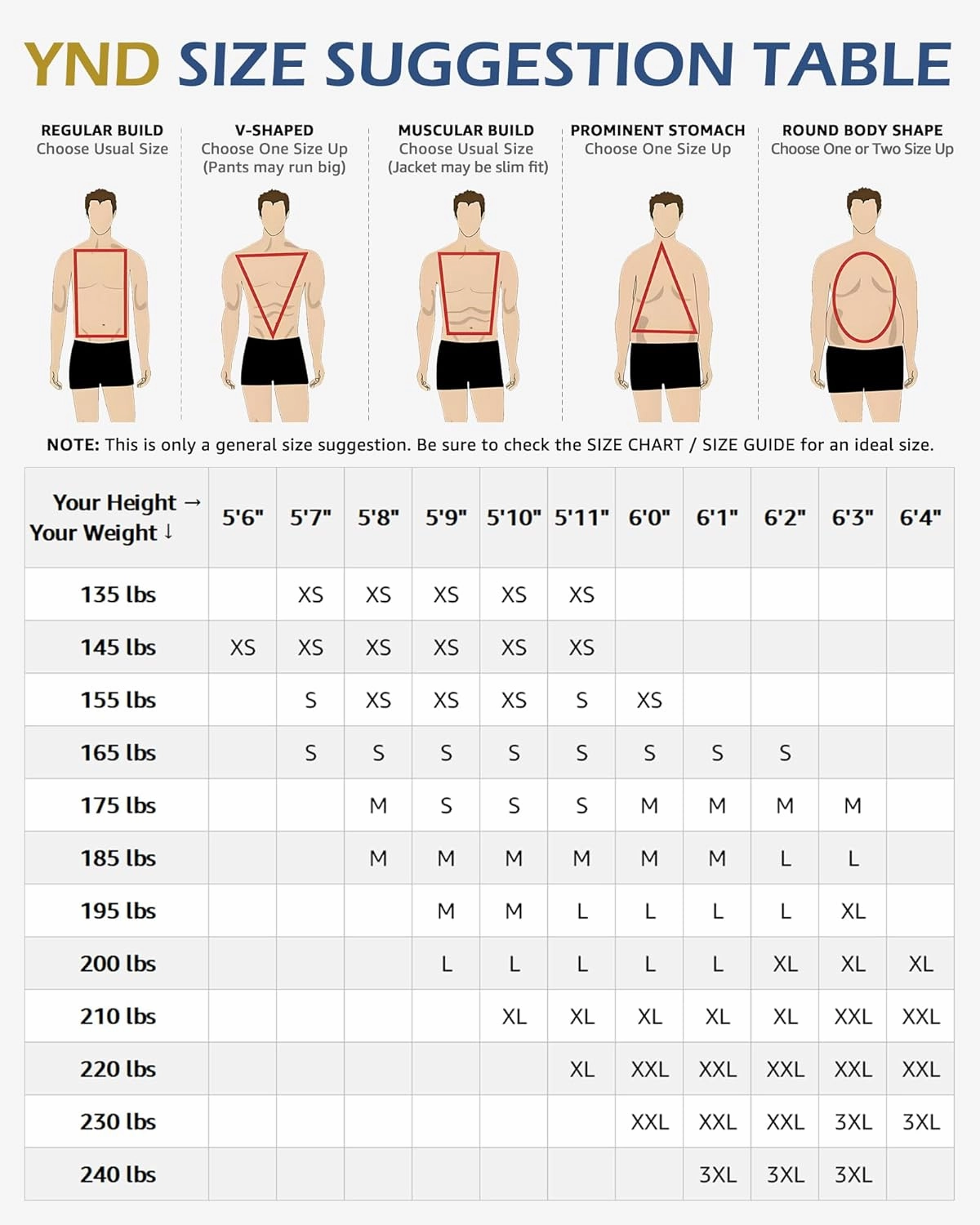 YND Men's Slim Fit 2 Button 3 Piece Suit Set, Solid Blazer Jacket Vest Pants & Tie