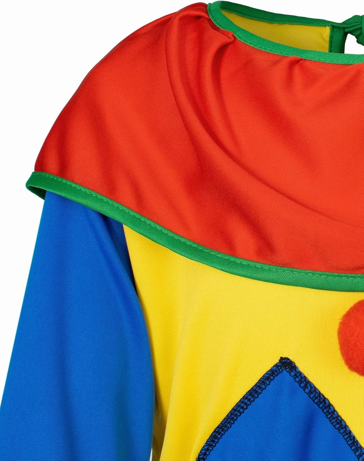 Yoroka 5Pcs Kids clown costume set Circus costume Boys and Girls Cosplay Costumes Quick Dress up for Clown