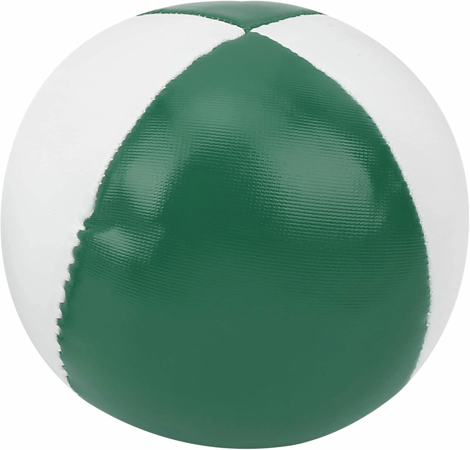 Zerodis Soft PU Juggling Balls Lightweight Portable Practice Balls, 3Pcs Juggling Set for Beginners to Professionals (Green White)