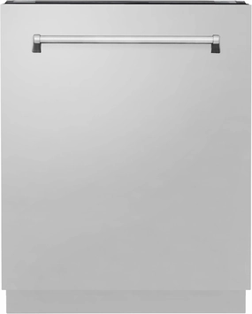 ZLINE 24" Tallac Series 3rd Rack Tall Tub Dishwasher in Stainless Steel, 51dBa (DWV-24) (304 Stainless Steel)